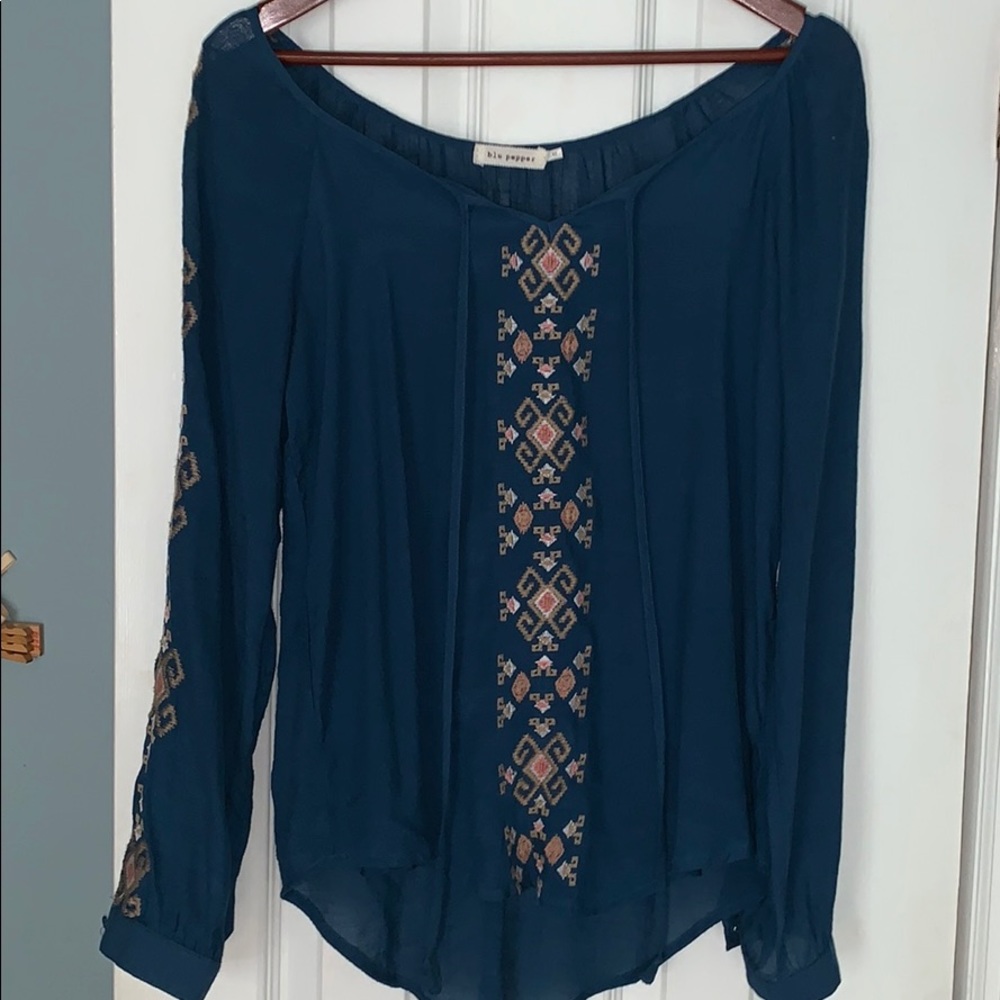 Blu Pepper Blouse